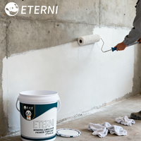 Pintura de Emulsión Mineral (Tipo A) Ecológica, Imprimación y Acabado Todo en Uno, para Paredes Interiores Revestidas, Aplicación con Brocha, Alta Cobertura, Revestimiento Líquido