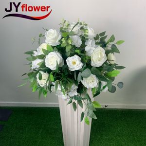 JY, nuevo estilo, <span class=keywords><strong>torre</strong></span> para pastel, cuerno artificial, corredor, flores, centros de mesa, soporte, arco de flores para boda, 2017 - Product Image 6