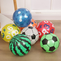 Ballon de plage gonflable en PVC anti-stress, mini design personnalisé, pour piscine à balles d'extérieur, jouet souple, prix usine abordable