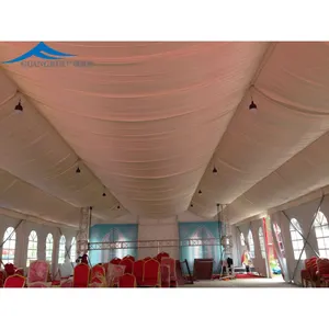 500 Mensen Aluminium Frame Transparante Trouwtent Helder Dak Orangerie Tent Kerk Restaurantfeest Atrium Evenement Vakbeurs