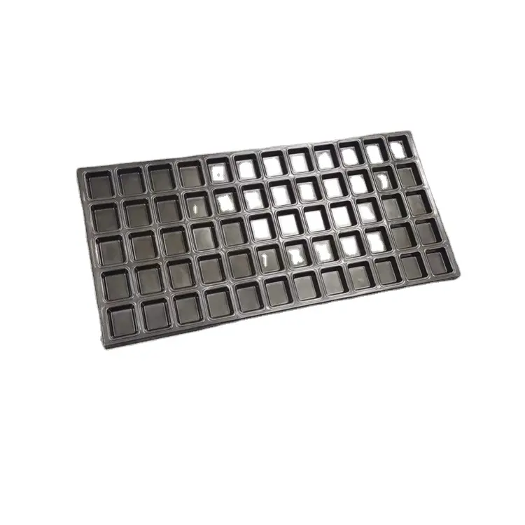 60cavities square cake mould non-stick brownie cake tray for baking brownie