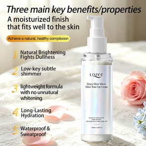 <span class=keywords><strong>Crème</strong></span> <span class=keywords><strong>Teintée</strong></span> Multi-Effets LOZEE Dewy Glow Micro Shine, Hydratant Tonifiant Léger <span class=keywords><strong>Non</strong></span> <span class=keywords><strong>Comédogène</strong></span>, Base Quotidienne pour la Peau Sans Obstruction - Product Image 2