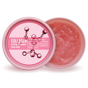 Masque de nuit en gel au collagène et à la Centella pour le visage, soin éclaircissant bio OEM - Product Image 2