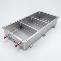 Boîtiers en aluminium usinés CNC et testés pour la tenue des fuites, pour systèmes de stockage d'énergie refroidis par liquide - Production de soudage NEOVEHICLE
