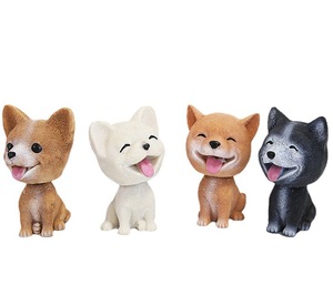 Figurines de chien à tête de Bobbleheads, personnage de dessin animé, décoration de bureau de bureau de voiture personnalisée - Product Image 1