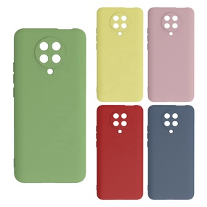 <span class=keywords><strong>Anti</strong></span> <span class=keywords><strong>Chute</strong></span> de Silicone Liquide Souple Ultra Mince TPU Précision Trou Étui de Téléphone Pour Xiaomi Redmi K30 Pro - Product Image 1