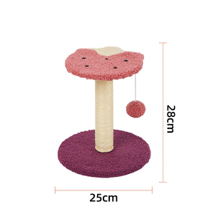 Tiragraffi per Gatti a Forma di Fiore, Struttura per Arrampicata Interattiva in Sisal per Gattini - Product Image 2