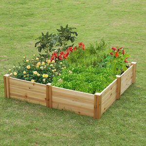 Kit de lit de jardin surélevé <span class=keywords><strong>en</strong></span> <span class=keywords><strong>bois</strong></span>-boîte de jardinière surélevée <span class=keywords><strong>pour</strong></span> jardin extérieur pot de jardinière <span class=keywords><strong>pour</strong></span> plantes <span class=keywords><strong>en</strong></span> <span class=keywords><strong>bois</strong></span> - Product Image 5