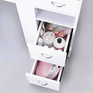 Nail <b>Table</b> Simple Nail <b>Table</b> Single Person Nail <b>Table</b> Movable White Simple Japanese Style <b>Foldable</b> Simple Nail <b>Table</b> - Product Image 5