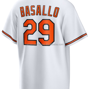 Jersey de Béisbol Samuel Basallo Baltimore Naranja, Listo para Enviar, de la Mejor Calidad y Cosido - Product Image 2