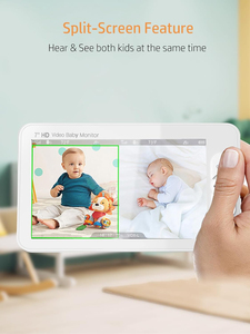 7 pouces bébé moniteur grand écran d'affichage sans fil vidéo IR Vision nocturne bébé <span class=keywords><strong>nounou</strong></span> moniteur numérique bébé moniteur - Product Image 4