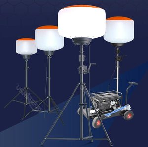 Telescopic 500w IP54 Omni Illumination Led <b>Balloon</b> Light Tower Diesel Generator Type For Construction Big Event Illumination - Product Image 2