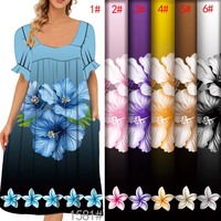 Tissu en polyester imprimé numérique à fleurs de frangipanier hawaïen de grande taille pour robes Mumu, chemisiers