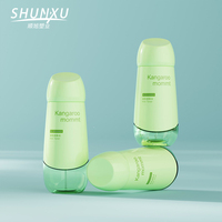 En stock Conteneur d'emballage cosmétique vert Bouteille de pulvérisation de brouillard en plastique vide 60 80 100ml PET Mini bouteille à pompe de lotion pour le corps tonifiante
