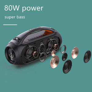 Xdobo Tốt Nhất Bán 80W Vibe Cộng Với Xách Tay Stereo RGB Ánh Sáng Loa Loa Siêu Trầm Màu Xanh Răng Loa - Product Image 6