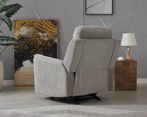 Modern Single Home Single Sofa Recliner Grey Fabric Chair Extendable Living <strong>Room</strong> <strong>Furniture</strong> <strong>to</strong> <strong>Go</strong> Sofa - Product Image 5