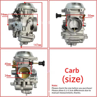Carburateur haute Performance 200cc DR200SE DR200S pour moto 13200-42AC0 13200-42AC2 nouvel état