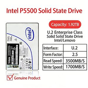 SSDPF2KX019T9L P5500 1.92TB U.<span class=keywords><strong>2</strong></span> NVMe โซลิดสเตทไดรฟ์ ระดับพรีเมียม อินเทอร์เฟซ PCIe <span class=keywords><strong>3</strong></span>.0 X4 ประสิทธิภาพระดับองค์กร - Product Image 2