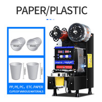 Machine de scellage automatique pour gobelets de thé à bulles HENGZHI, pour cartons de boissons
