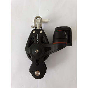 Master BP-0621FE Single Wheel 60mm Wheel Diameter 12mm Wire Diameter Rotating/Cord Bearing <b>Pulley</b> Marine Hardware - Product Image 4