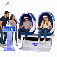 Simulateur de cinéma VR 9D en forme d'œuf, casques VR 3D, lunettes de réalité virtuelle, équipement de jeux de réalité virtuelle pour parc d'attractions et salle d'arcade