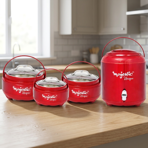Juego de Recipientes Térmicos Aislados de Acero Inoxidable para Alimentos Calientes y Fríos – Olla Térmica de Doble Pared con Tapa - Product Image 3