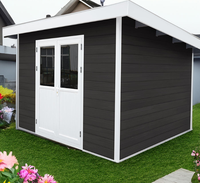 Vente directe usine – Serres de jardin WPC Série D, maisons en bois modernes, rangements extérieurs, appartements préfabriqués, halls extérieurs pour parcs