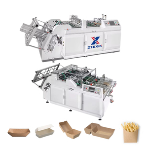 Máquina Automática para Fabricar Cajas de Hamburguesas de Papel Kraft de Grado Alimenticio para Comida Rápida para Llevar, Máquina para Hacer Cajas <span class=keywords><strong>Bento</strong></span> - Product Image 1