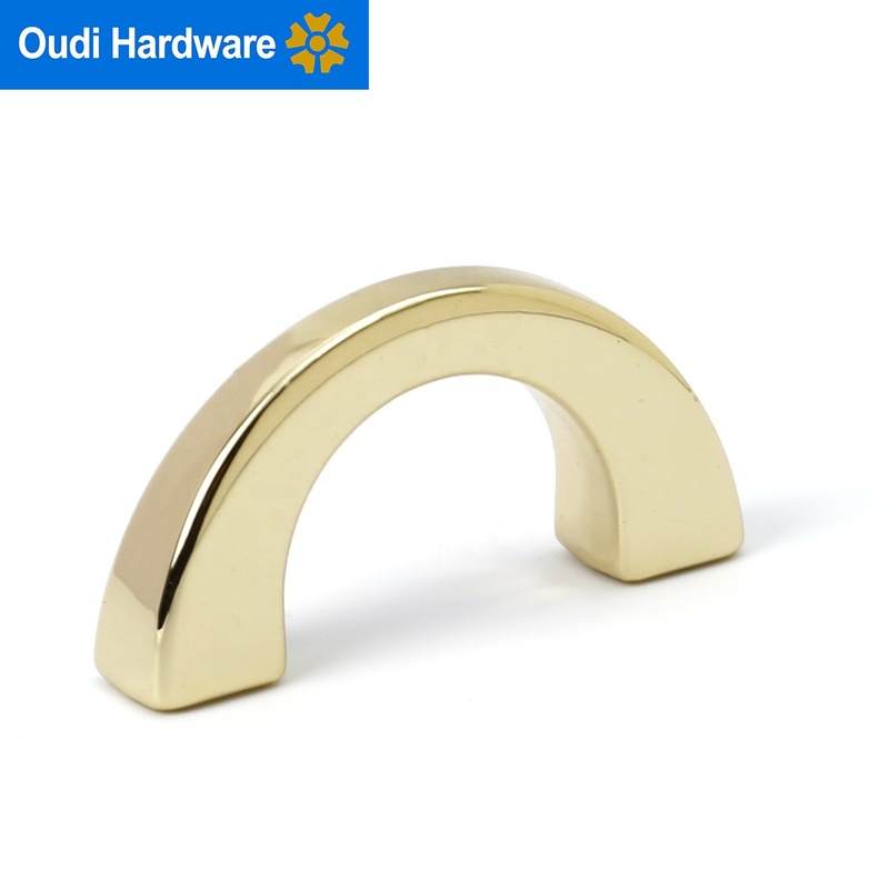 Half Round Bridge Screw Handbag Hardware