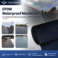 Membrana Impermeabilizzante in Gomma EPDM Rinforzata, Foglio per Coperture Standard ASTM D4637, Autoadesiva per Tetti Piani e Rivestimenti per Stagni