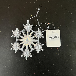 Custom Creative SouthPeak Fashion Snowflake Christmas <b>Tree</b> Decoration Reusable Acrylic Hanging Ornament Xmas Pendant Factory - Product Image 4