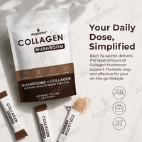 Poudre de Collagène aux Champignons Aeglewell, Sans Gluten, Sachet Personnalisé en Doypack pour Collagène Végétal aux Champignons