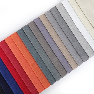 Vải bọc ghế sofa chất lượng cao 100% polyester dệt trơn, kiểu vải lanh, trọng lượng trung bình 320gsm - Product Image 5