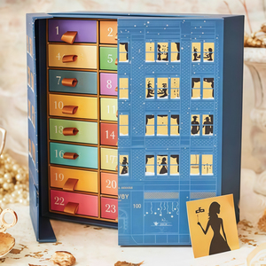 Nouveauté 2026 : Boîte cadeau <span class=keywords><strong>de</strong></span> Noël en carton <span class=keywords><strong>de</strong></span> luxe personnalisée, recyclable, <span class=keywords><strong>calendrier</strong></span> <span class=keywords><strong>de</strong></span> l'Avent haut <span class=keywords><strong>de</strong></span> gamme, adorable boîte pour bébé avec cadre - Product Image 4