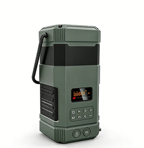 Hete Aanbieding: Fabrieksdirect DAB AM FM NOAA Weerband Noodradio met zonne-opladen en handkruk voor buitengebruik - Product Image 3