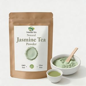 Polvo de Té <span class=keywords><strong>Verde</strong></span> Jazmín, Extracto Herbal Natural Puro de Grado Alimenticio, Polvo con Aroma Floral para Hornear, Preparar Bebidas Frías y Té con Leche, Materia Prima - Product Image 1