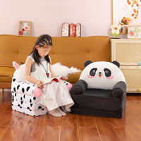 Fauteuil pliant en peluche pour enfants, mignon et kawaii, trois positions (assis, couché), cadeau de vacances, vente en gros