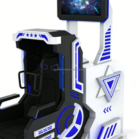 New Century Simulador de vuelo VR de un solo usuario Emocionante 360 Flips Super Clear Vision Experiencia inmersiva Centros comerciales interiores