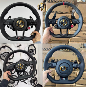 Volante Personalizado de Cuero Completo, Duradero y de Lujo para <span class=keywords><strong>Audi</strong></span> A3/A4/A5/S3/S4/S5/<span class=keywords><strong>RS3</strong></span>/RS4/RS5/B8.5/<span class=keywords><strong>8P</strong></span>/8V/B9/C7/A6 - Product Image 4