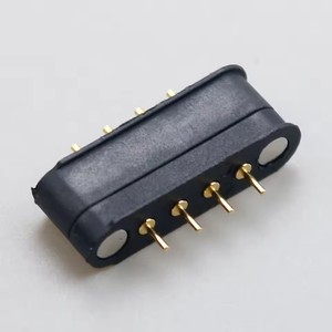 Conector Magnético Pogo Pin de 4 Posiciones, Paso de 3.0 mm, Conector Pogo Pin con Resorte, Macho y Hembra - Product Image 3