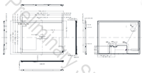 Modul LCD IPS XGA 15 Inci 1024x768 Kelas Medis 400 Nits LVDS 20 PIN untuk Mesin Dialisis Darah & Monitor Klinis