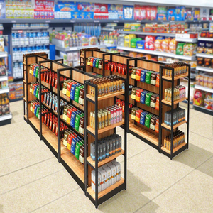 Guichang Chất lượng cao một mặt hai mặt khác dễ dàng cài đặt siêu thị Kệ siêu thị giá đồ chơi hiển thị giá - Product Image 1