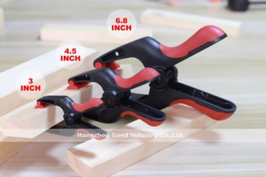 Juego de Pinzas de Plástico Rígido en Forma de A para Carpintería, Abrazaderas de Fijación con Tornillo Manual, Pinzas de Presión con Microresorte, Herramientas de Bricolaje - Product Image 3