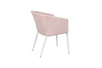 Fauteuil de jardin moderne pour l'extérieur, résistant aux intempéries, en métal, avec coussin moelleux