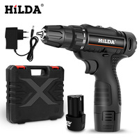 Perceuse sans fil Combo Drill Power Craft, outils portables sans fil, perceuse à ongles sans fil, batterie 12v chargée, perceuses électriques