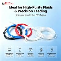 Selang PTFE Bowden 1.9mm ID 4mm OD |   Filamen Printer 3D Tahan Gesekan Rendah Suhu Tinggi 260C, Tahan Cairan Kimia Laboratorium Medis