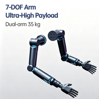 Robot Colaborativo Humanoide Industrial de Doble Brazo con IA de Última Generación, BW10, Autónomo para Manipulación de Materiales e Inspección