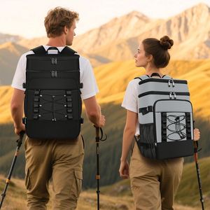 Sac à dos isotherme portable pour 40 canettes, idéal pour la plage, les voyages, les pique-niques, les déjeuners, la randonnée, les barbecues et le camping, avec 2 compartiments étanches - Product Image 3