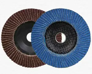 100MM T27 40# Fiber Backing Abrasive Flap Wheel Ceramic Zirconia Flap Disc For Metal Stainless Steel Grinding