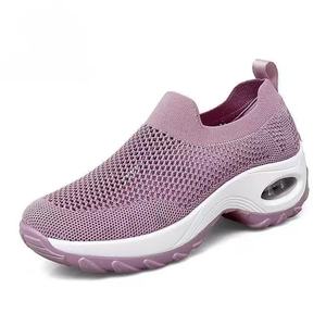 <span class=keywords><strong>Scarpe</strong></span> <span class=keywords><strong>Ortopediche</strong></span> da <span class=keywords><strong>Donna</strong></span> Extra Larghe con Plateau, Aumento di Altezza, Slip-On, per Anziani, con Cinturino Regolabile, Leggere - Product Image 4